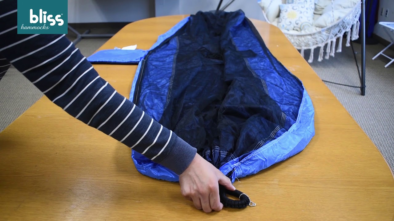 How To Fold A Hammock Back In The Bag